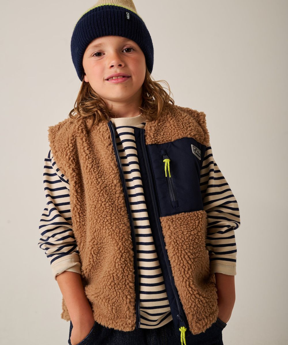 Tumble N Dry Opposite Teddy Vest Brun