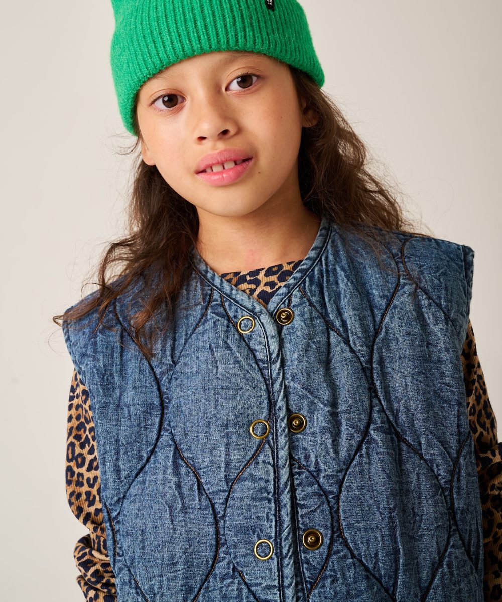 Tumble N Dry Demain Vest Quilted Denim