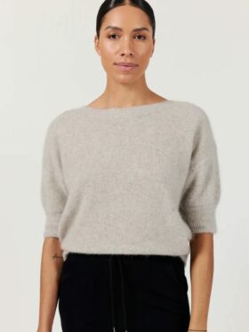 Six Ames Moi Knit Genser Grey Melange