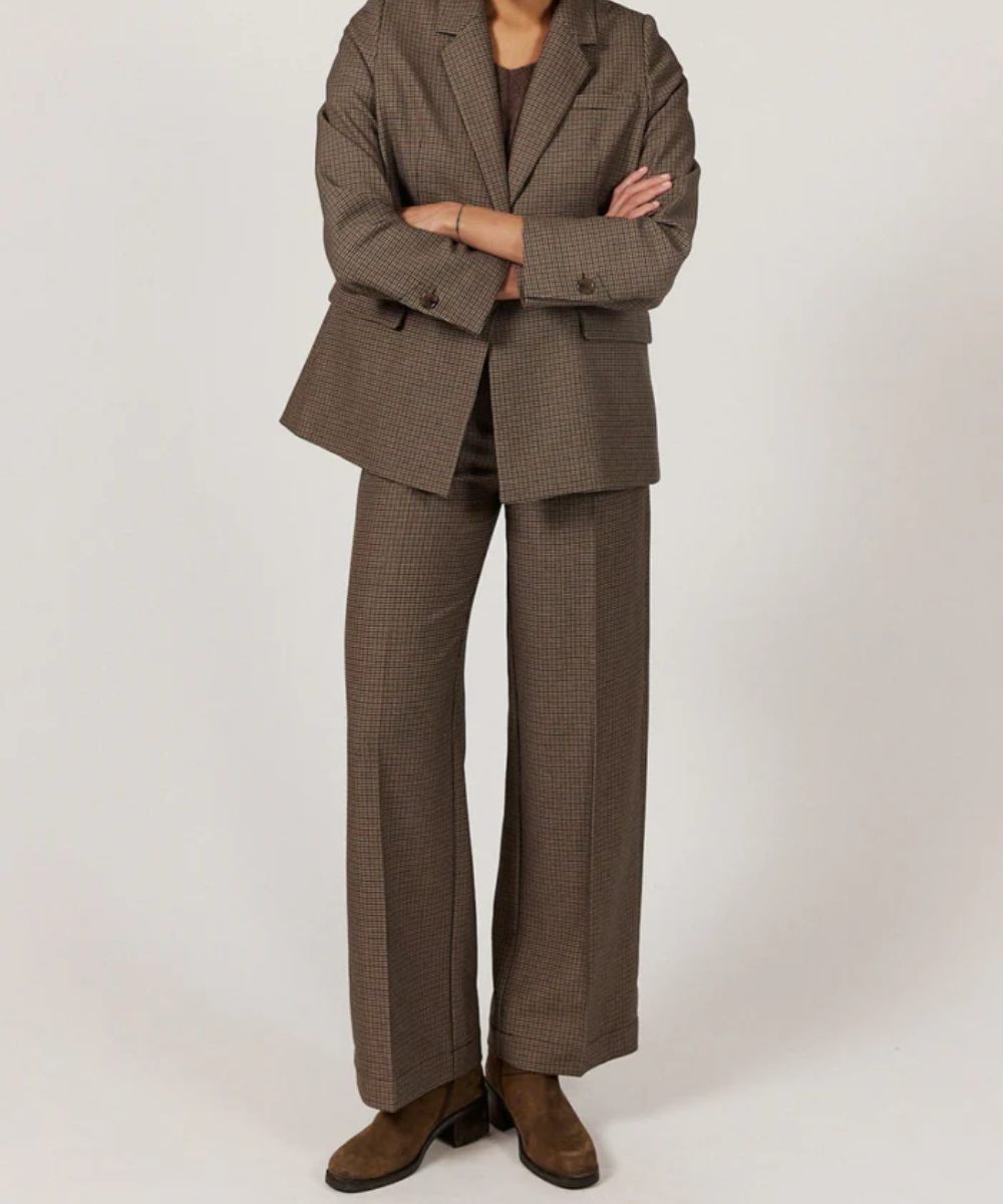 Six Ames Jacquelin Dressbukse Autumn Check
