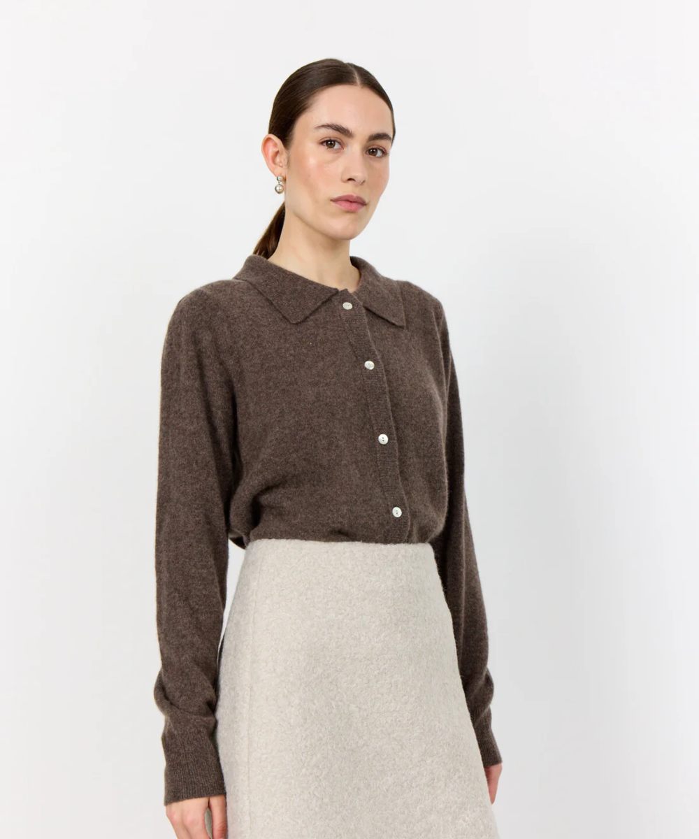 Levete Room Eloise 12 Cardigan Brun