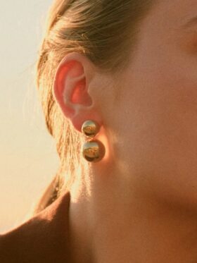 Edblad Sphere Earrings S Gull