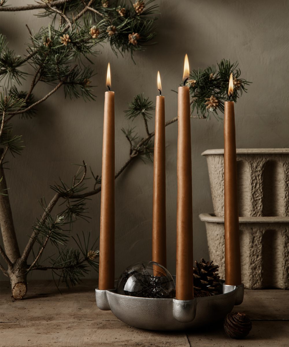 Ferm Living Skållysestake Medium Aluminium