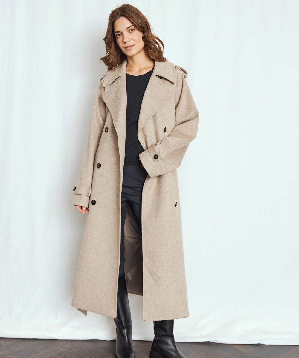 Bruun & Stengade Kaylee Kåpe Light Brown