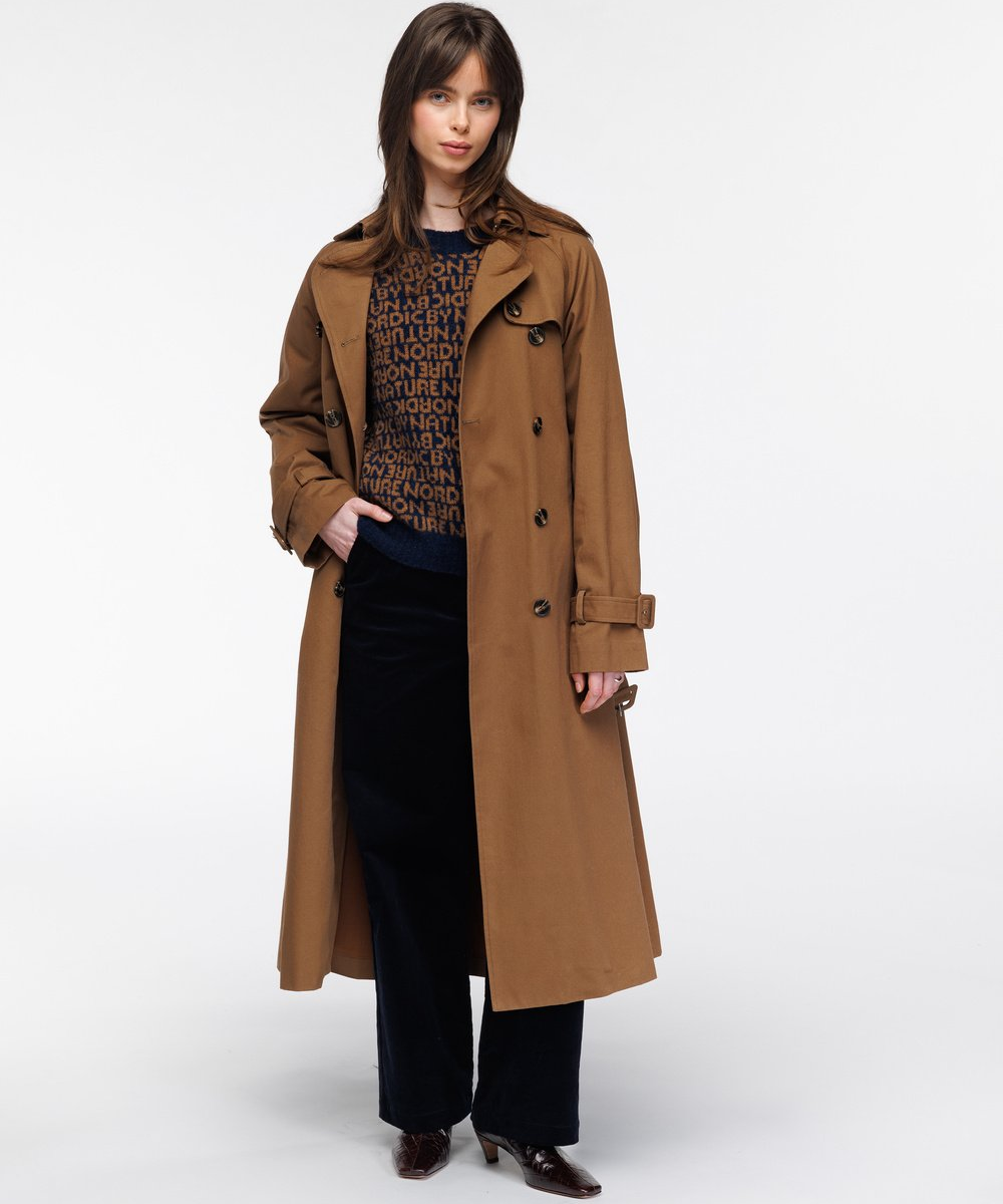 WOODLING Trench Coat Kakao