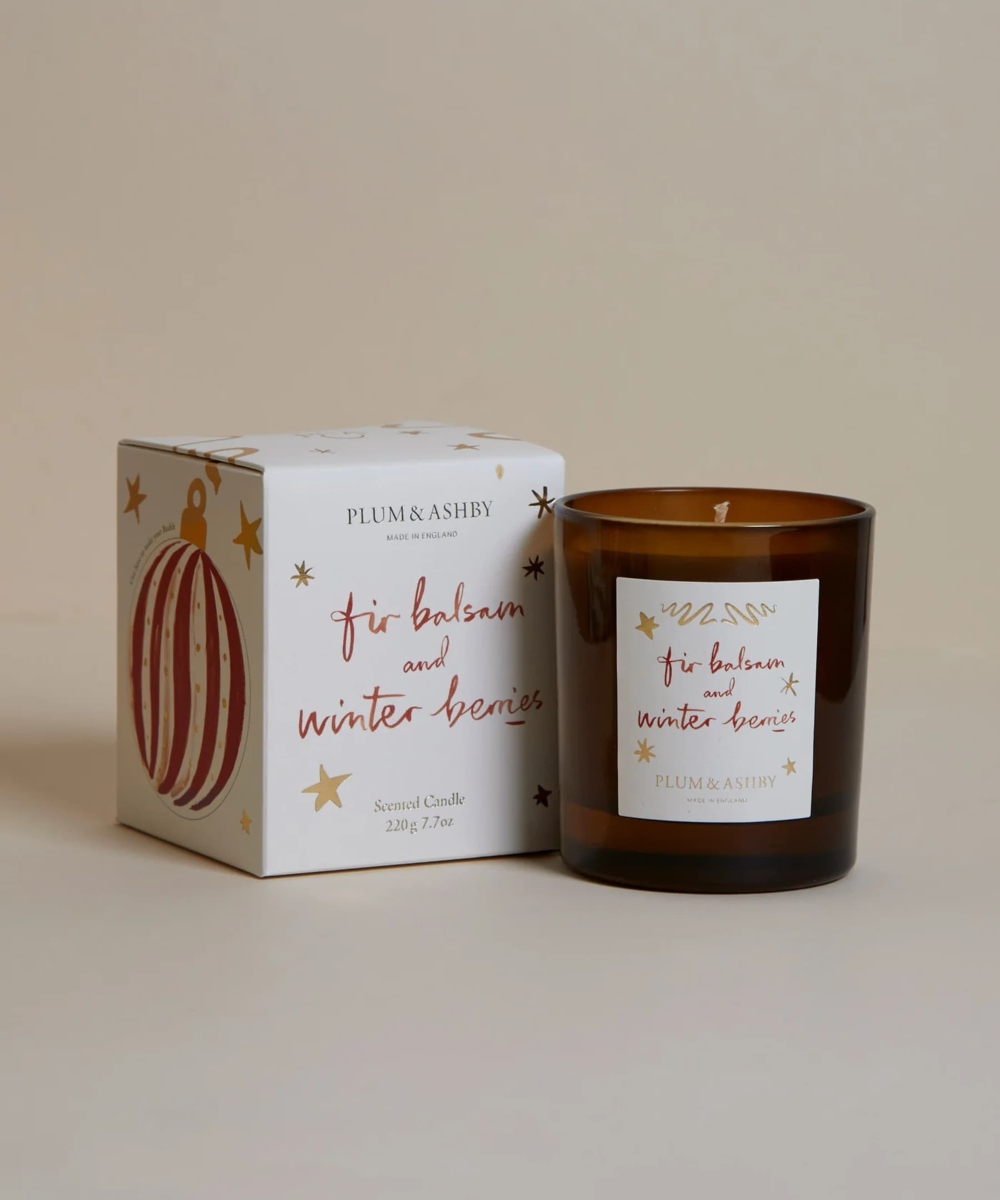 Plum & Ashby Duftlys Fir Balsam & Winter Berries 220g