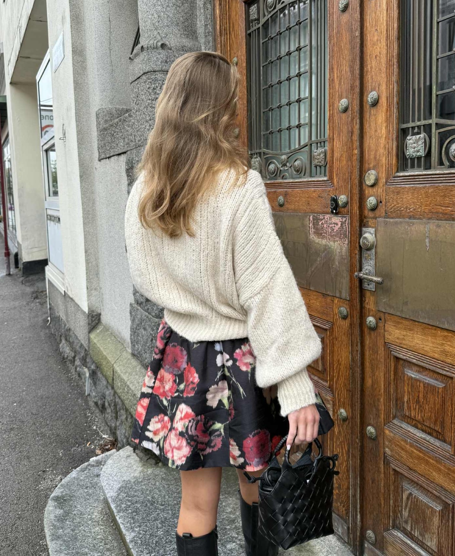 by TiMo Taffeta Mini Skjørt Poppy - Bilde 2