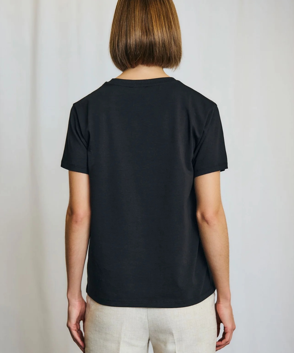 Bruun & Stengade Luna T-Shirt Sort - Bilde 3