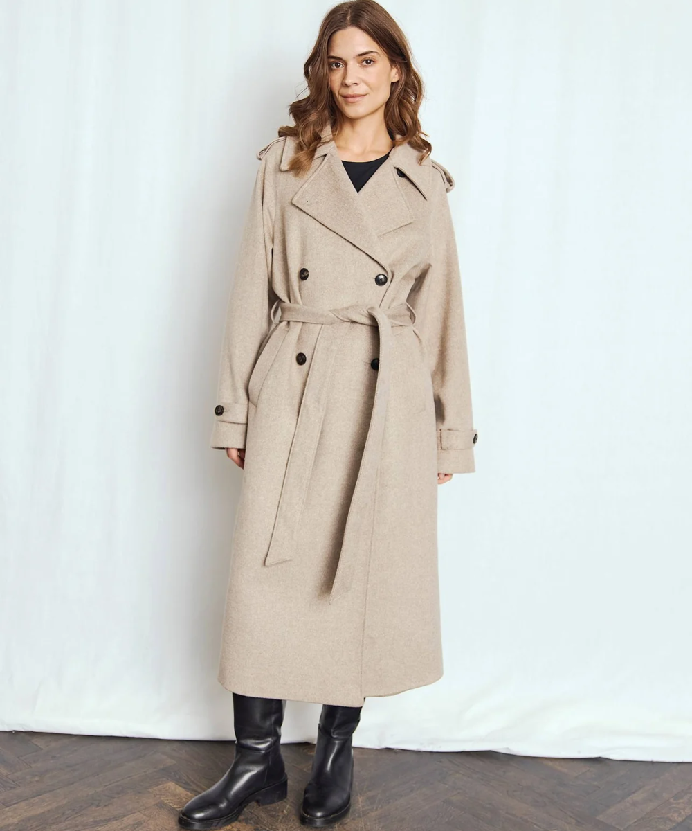 Bruun & Stengade Kaylee Kåpe Light Brown - Bilde 4
