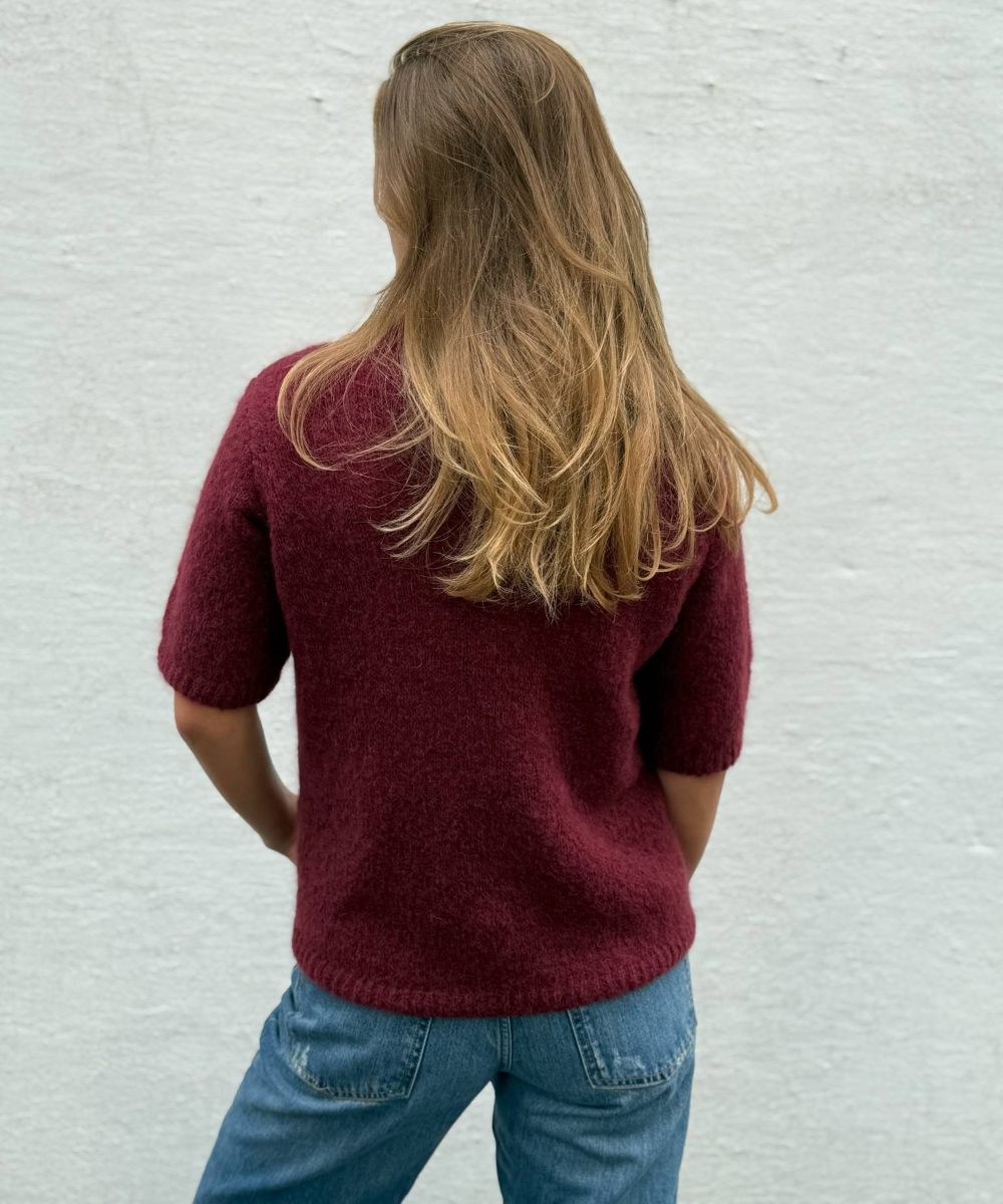 Levete Room Noreen 6 Genser Burgunder - Bilde 2