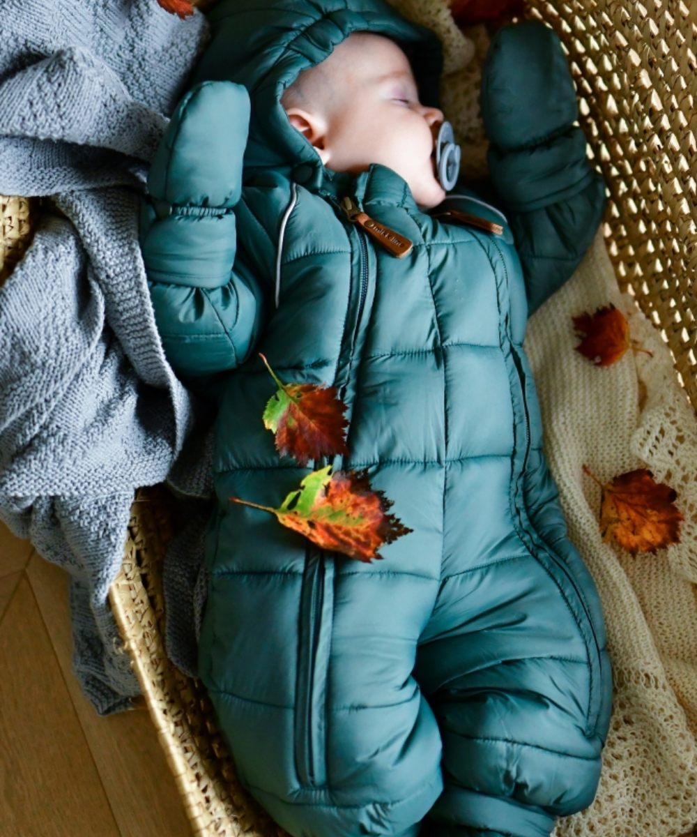 mikk-line Puff Baby Suit Balsam Green - Bilde 2