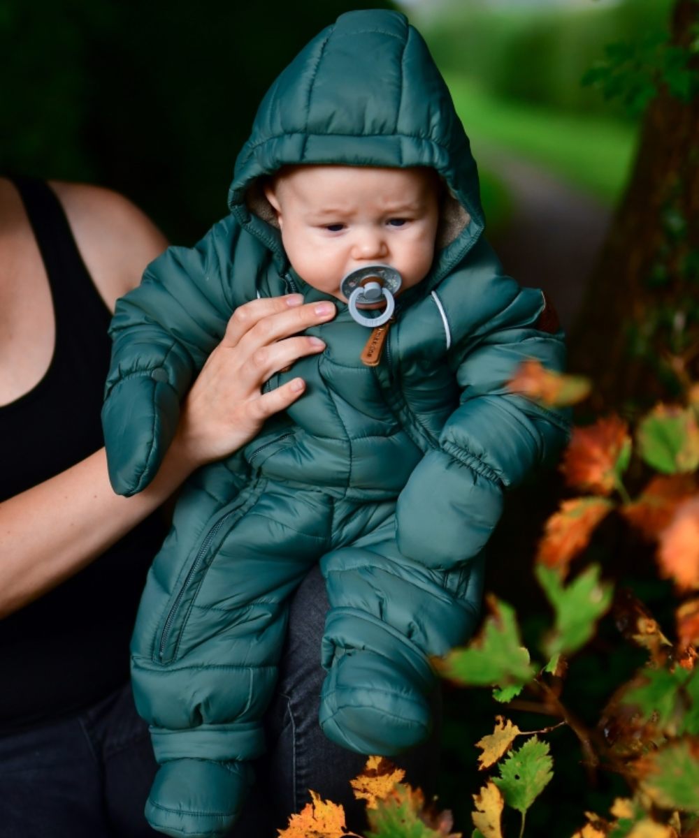 mikk-line Puff Baby Suit Balsam Green
