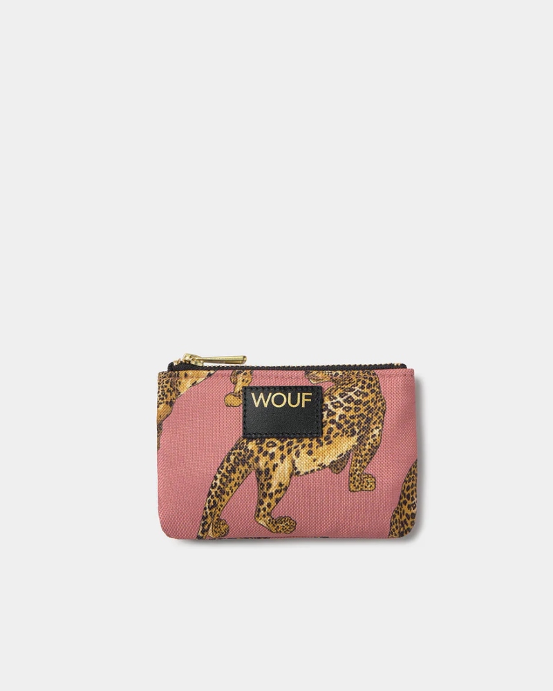 WOUF Blush Leopard Wallet