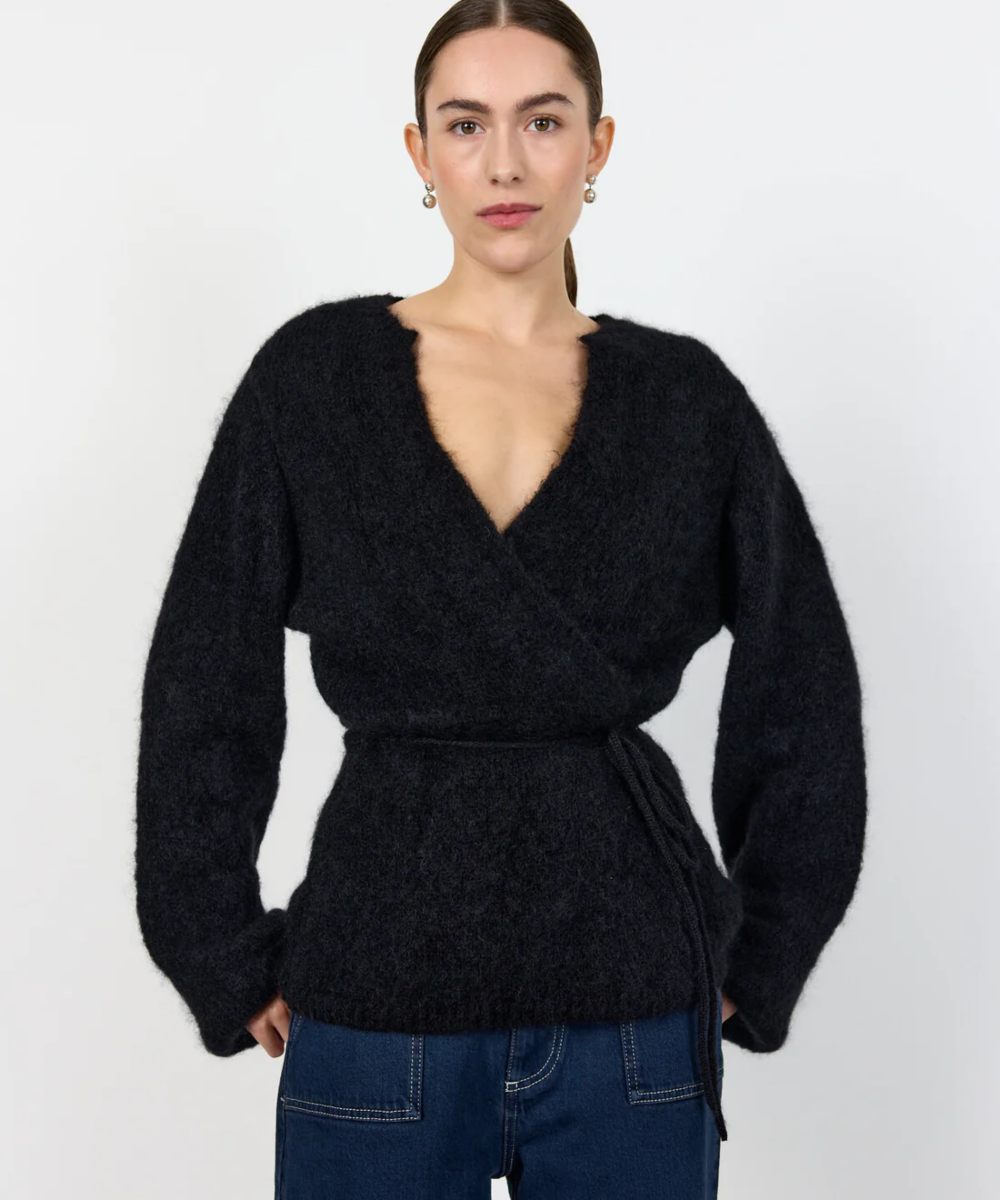 Levete Room Noreen 7 Cardigan Svart