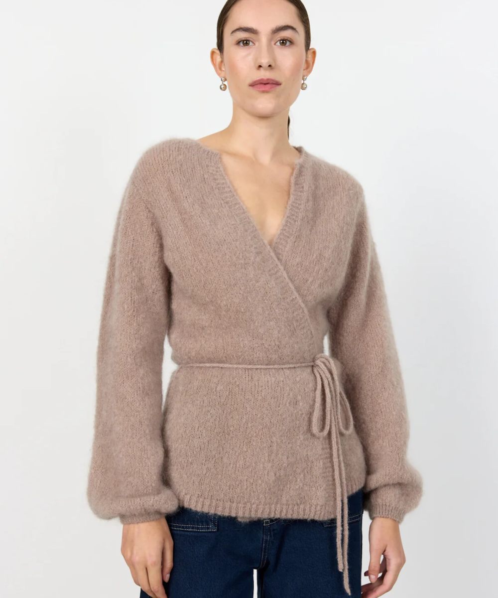 Levete Room Noreen 7 Cardigan Lys Brun