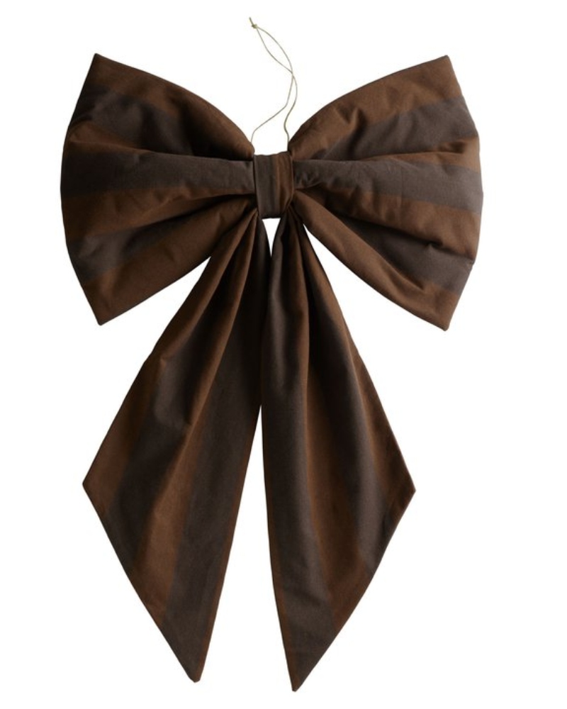 Tine K Home Christmas Bow XL Brown 60x40