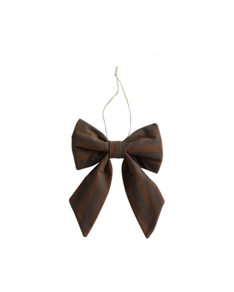 Tine K Home Christmas Bow Brown