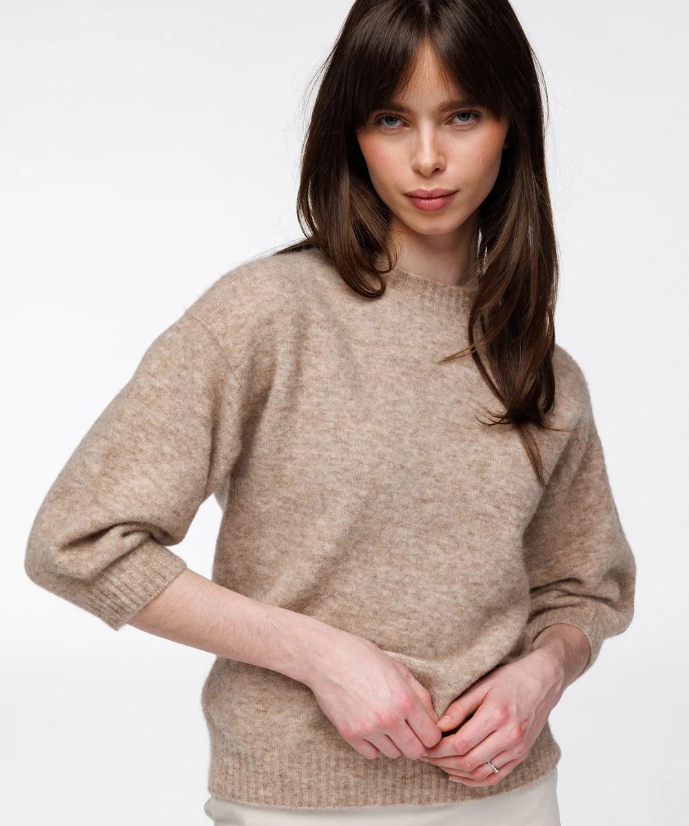 WOODLING Nina Knit Genser Sand