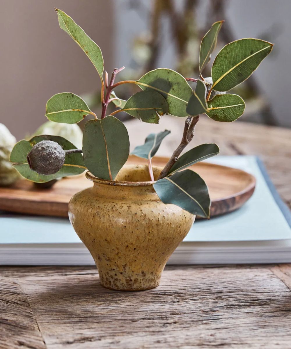 House Doctor Kolo Vase Mustard