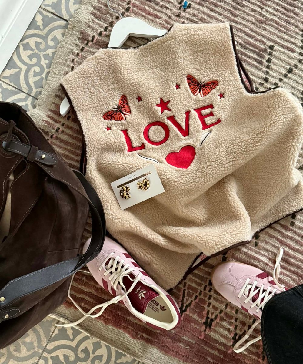 Lollys Laundry Jace Love Vest Beige - Bilde 3