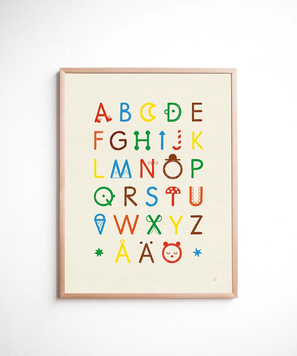 Fine Little Day ABC Plakat 30x40