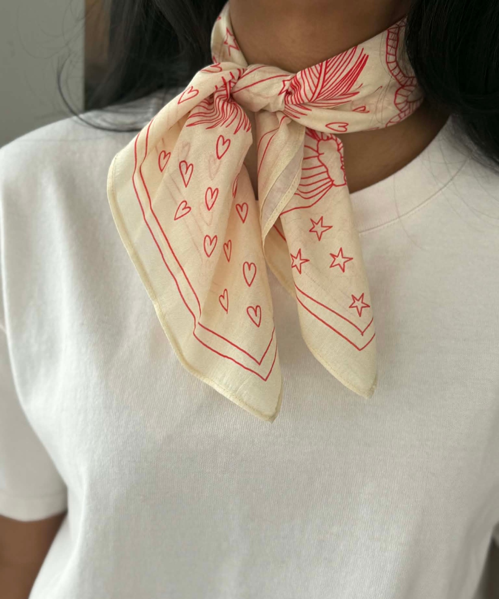 Lollys Laundry FairyTale Skjerf Red