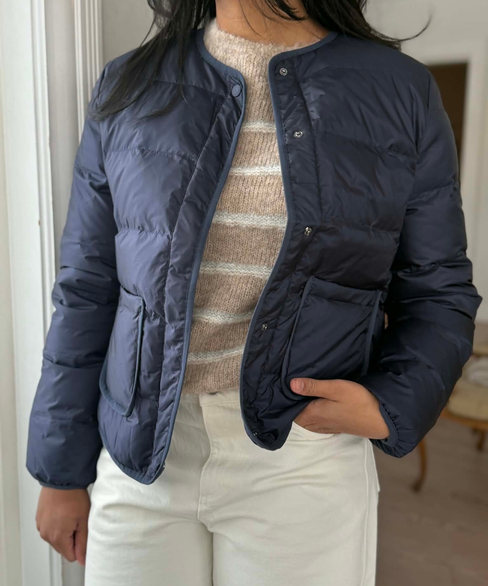 Ane Mone Thea Dunjakke Navy - Bilde 2