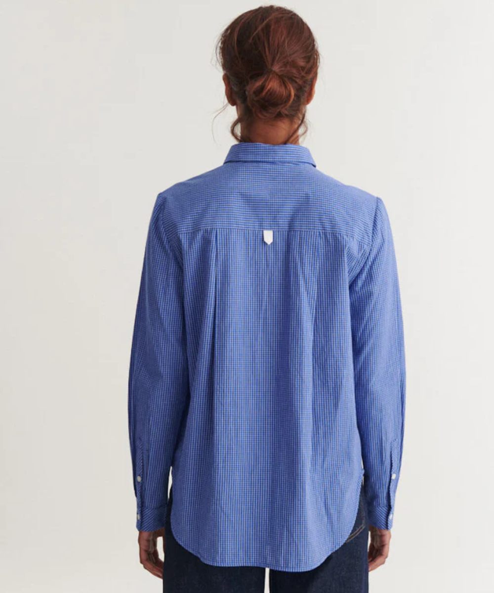 basic apparel Chane Skjorte Blå - Bilde 3