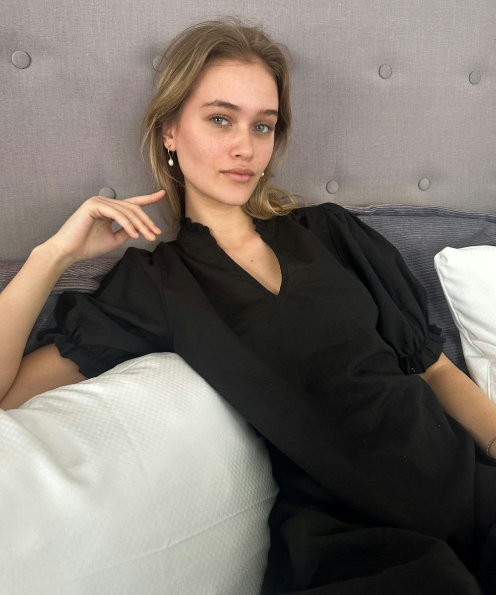 Neo Noir Odesa Linbluse Sort