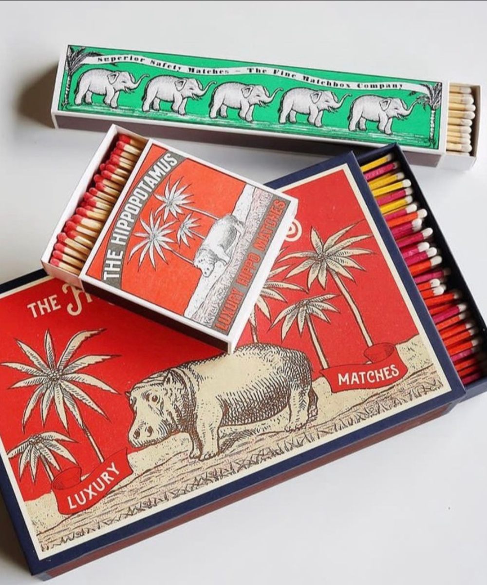 Archivist Fyrstikker Hippopotamous