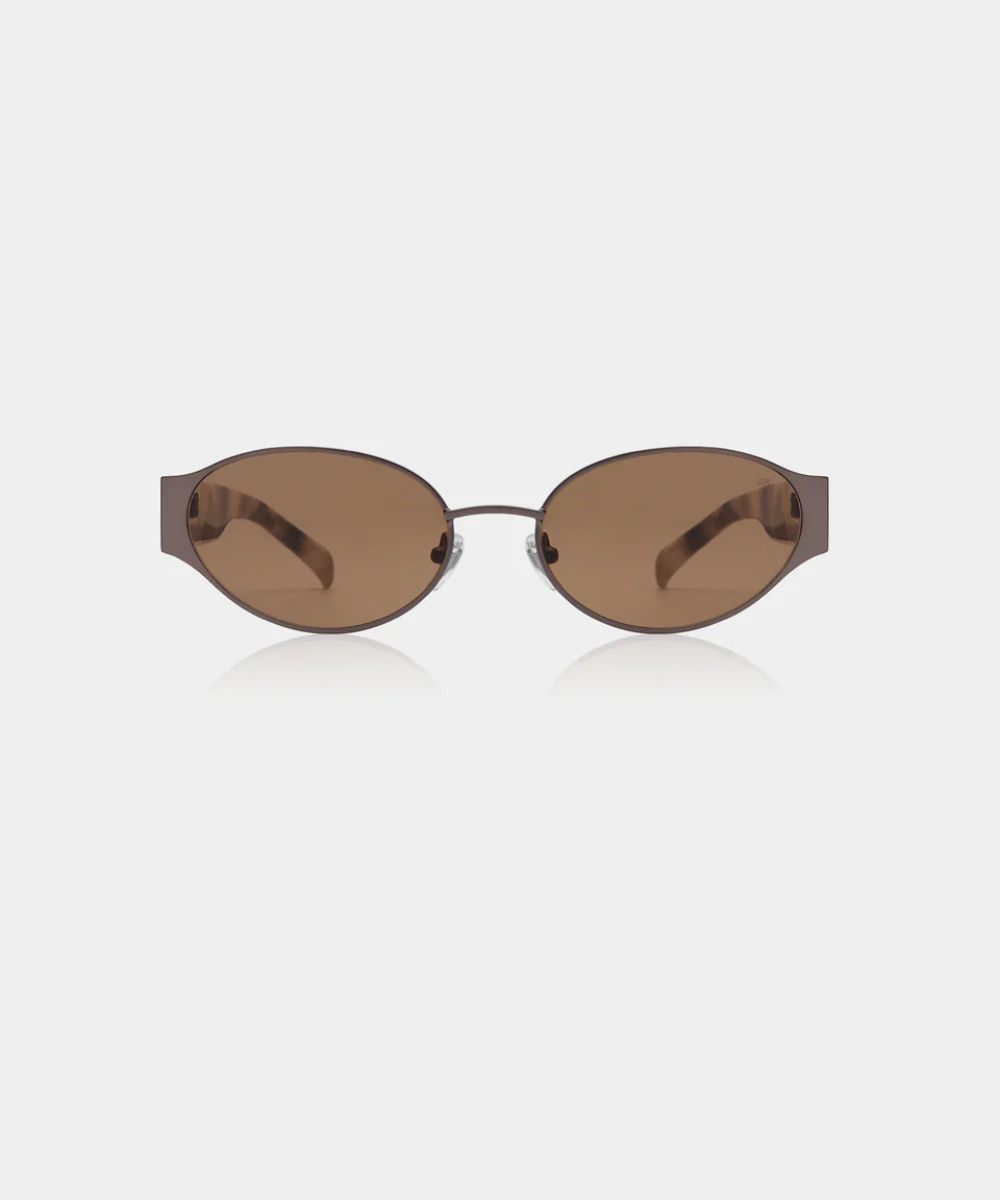 A. KJÆRBEDE Bella Solbriller Matte Brown Cookie Dough - Bilde 2