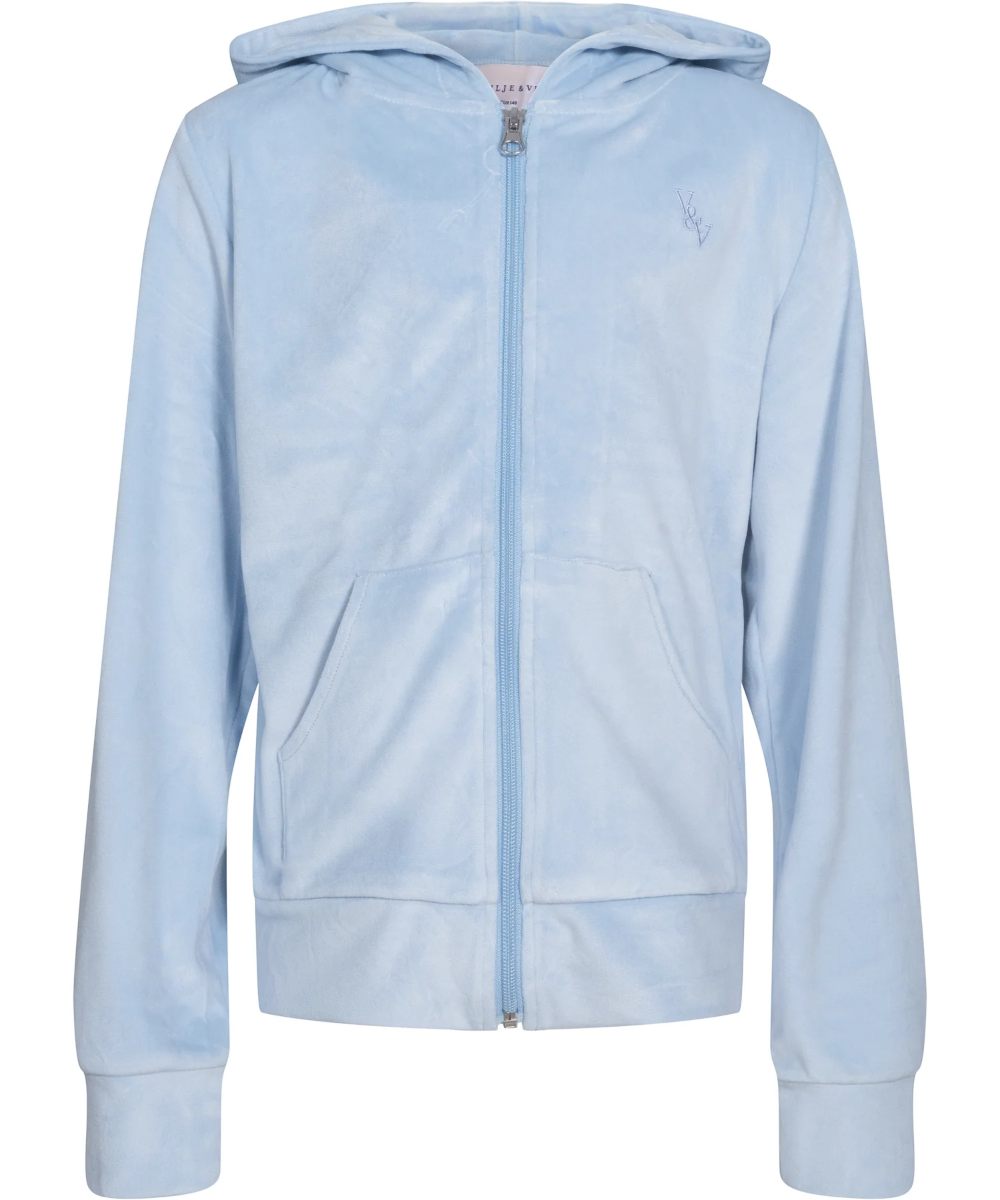 Vilje & Ve Hermine Velour Jakke Bluebell