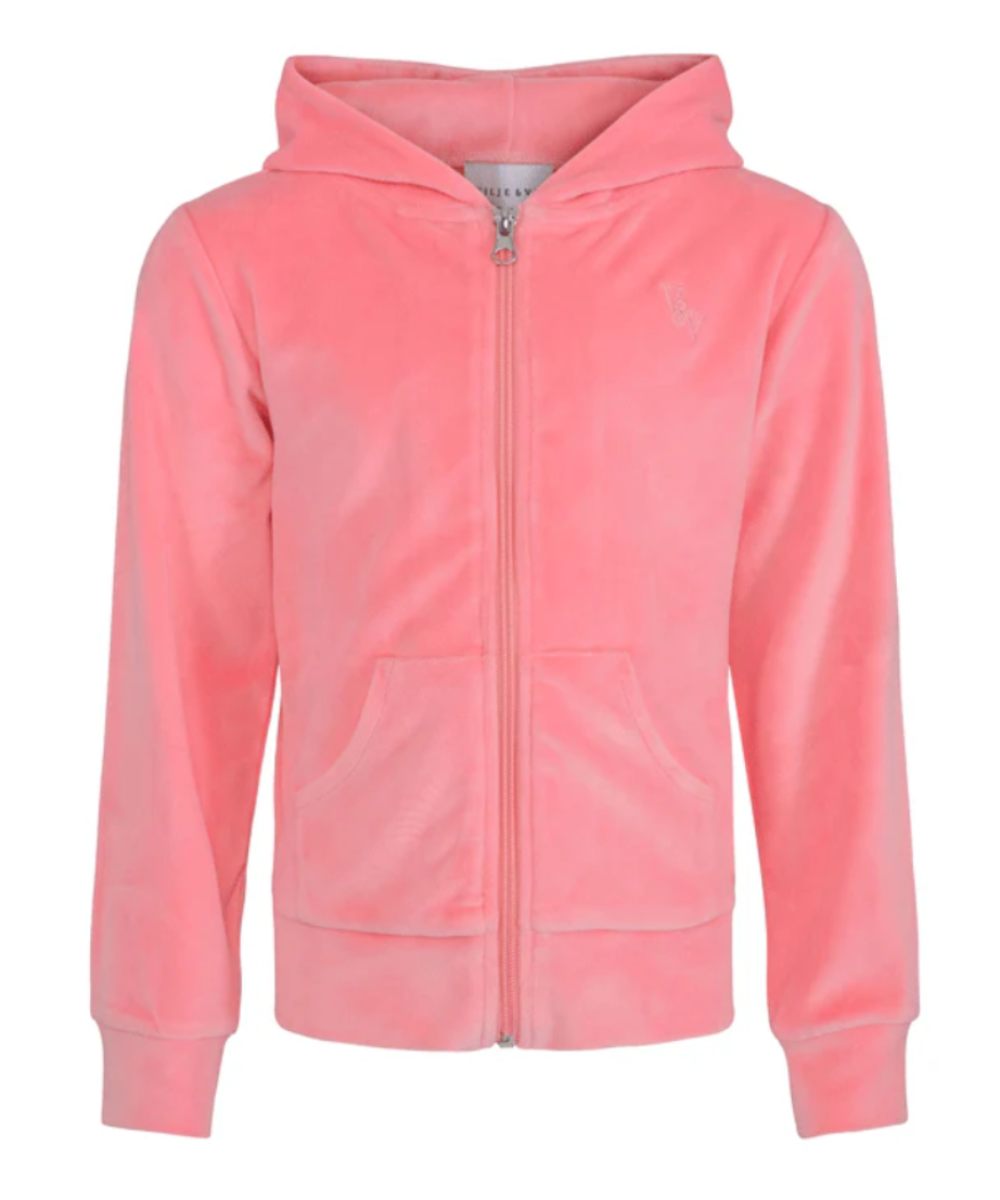 Vilje & Ve Hermine Velour Jakke Coral