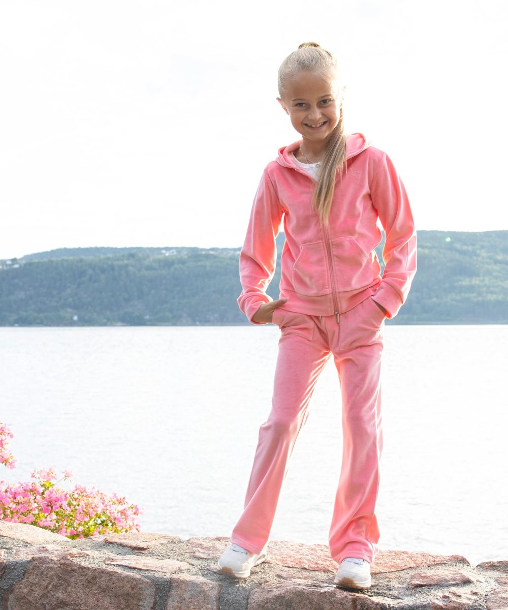 Vilje & Ve Hermine Velour Bukse Coral