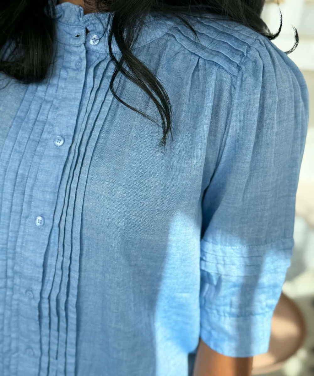 Ane Mone Juliet Bluse Shaded Blue - Bilde 2