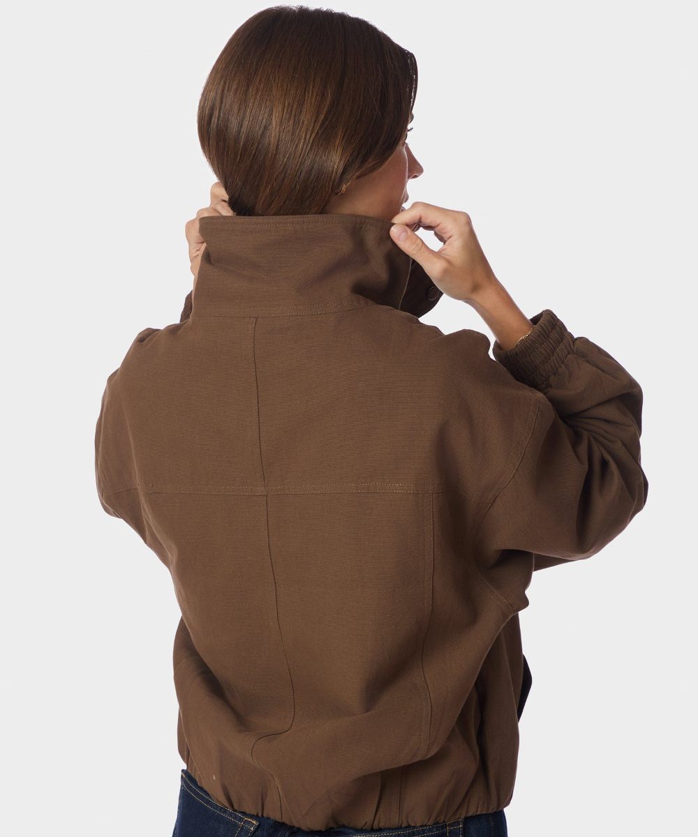 Neo Noir Selio Bomber Jakke Brun - Bilde 2