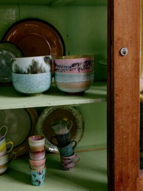 HK Living 70s Ceramics Noodle Bolle Bubble