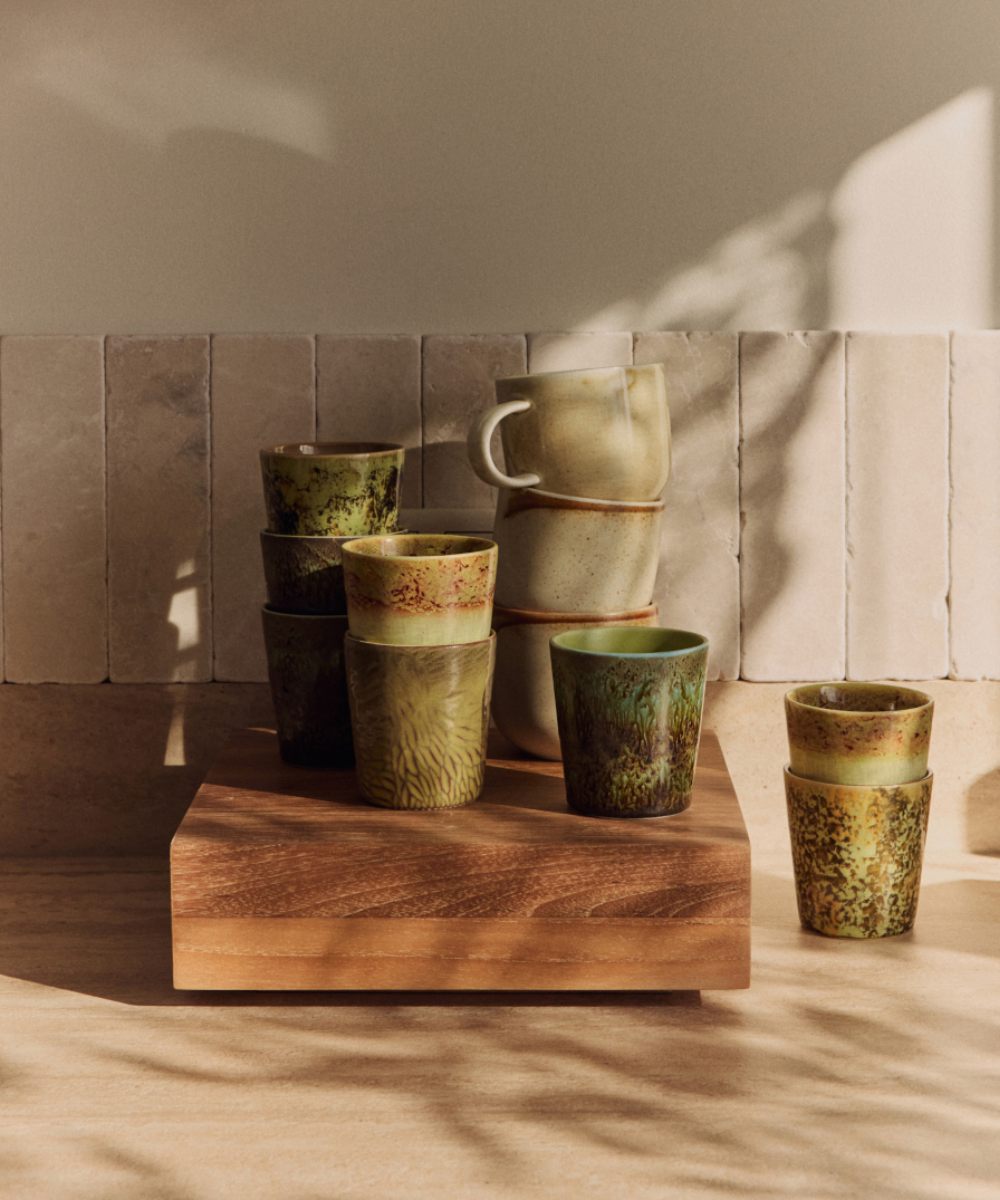 HK Living 70s Ceramics Kopp Tidal