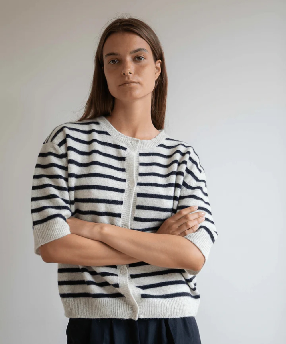 Studio Feder Signe Cardigan Sailor Creme