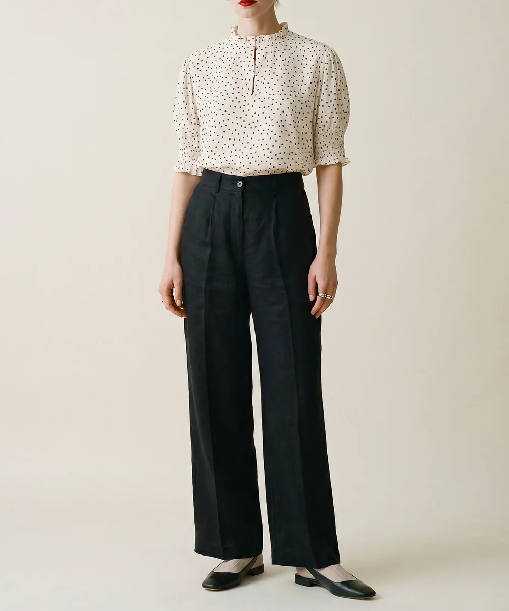 WOODLING Dagny Linbukse Midnatt Navy