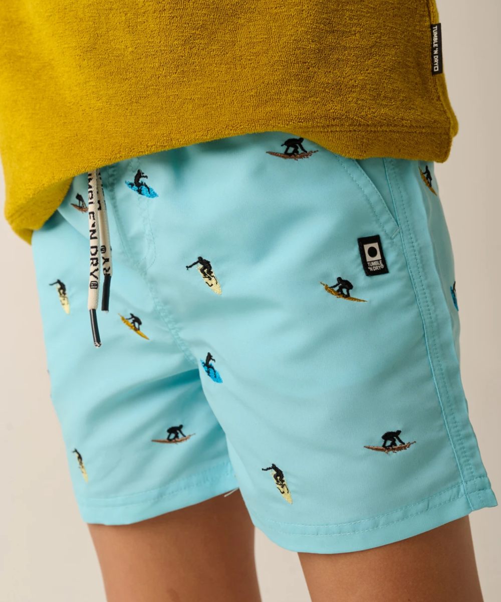 Tumble N Dry Surfando Badeshorts Angel Blue