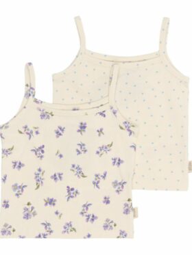 Petit Piao Star Jente Trøye 2-pack Eggnog Viola
