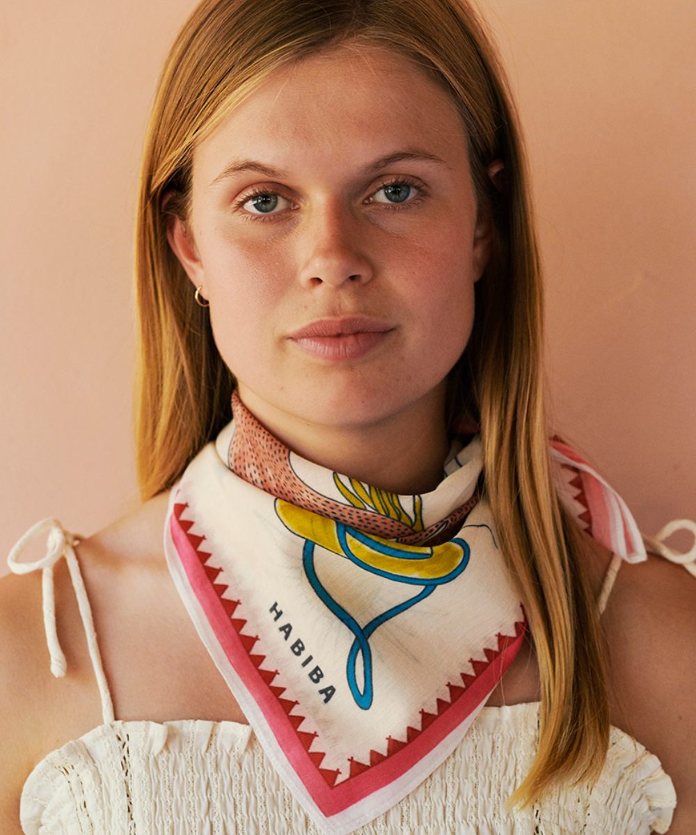 Habiba Polly Skjerf Vanilla