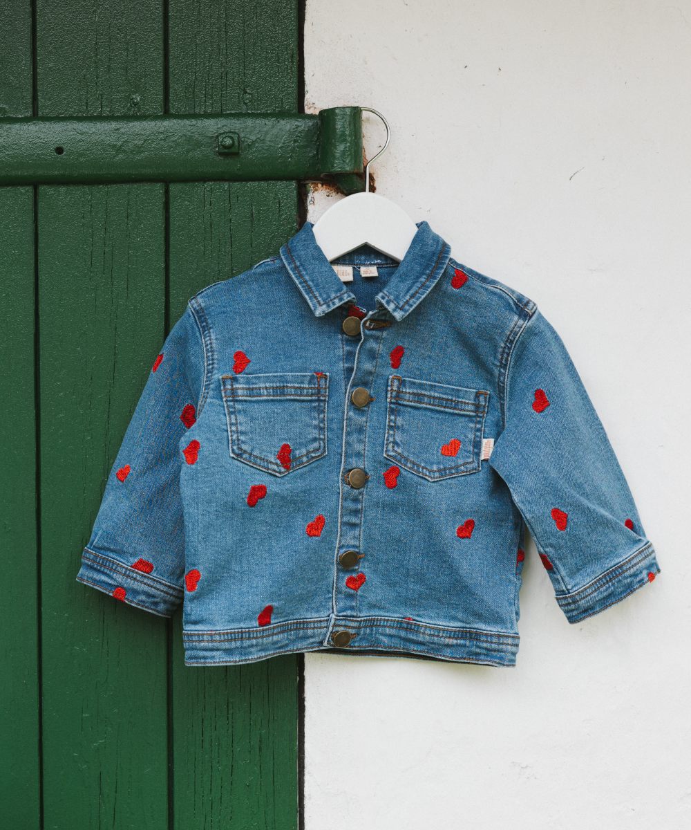 Petit Piao Eva Denim Jakke Light blue Denim