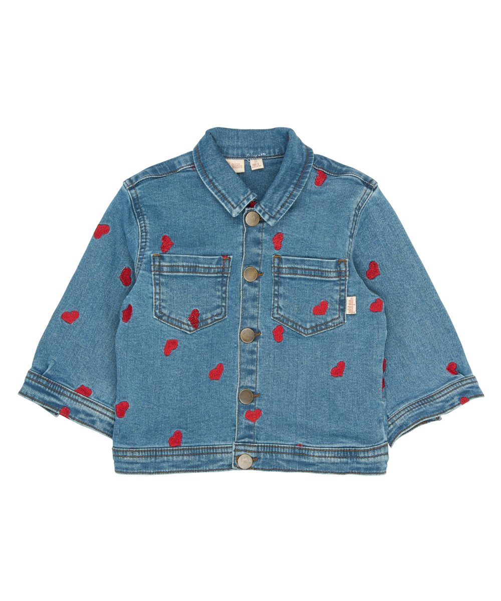 Petit Piao Eva Denim Jakke Light blue Denim - Bilde 3