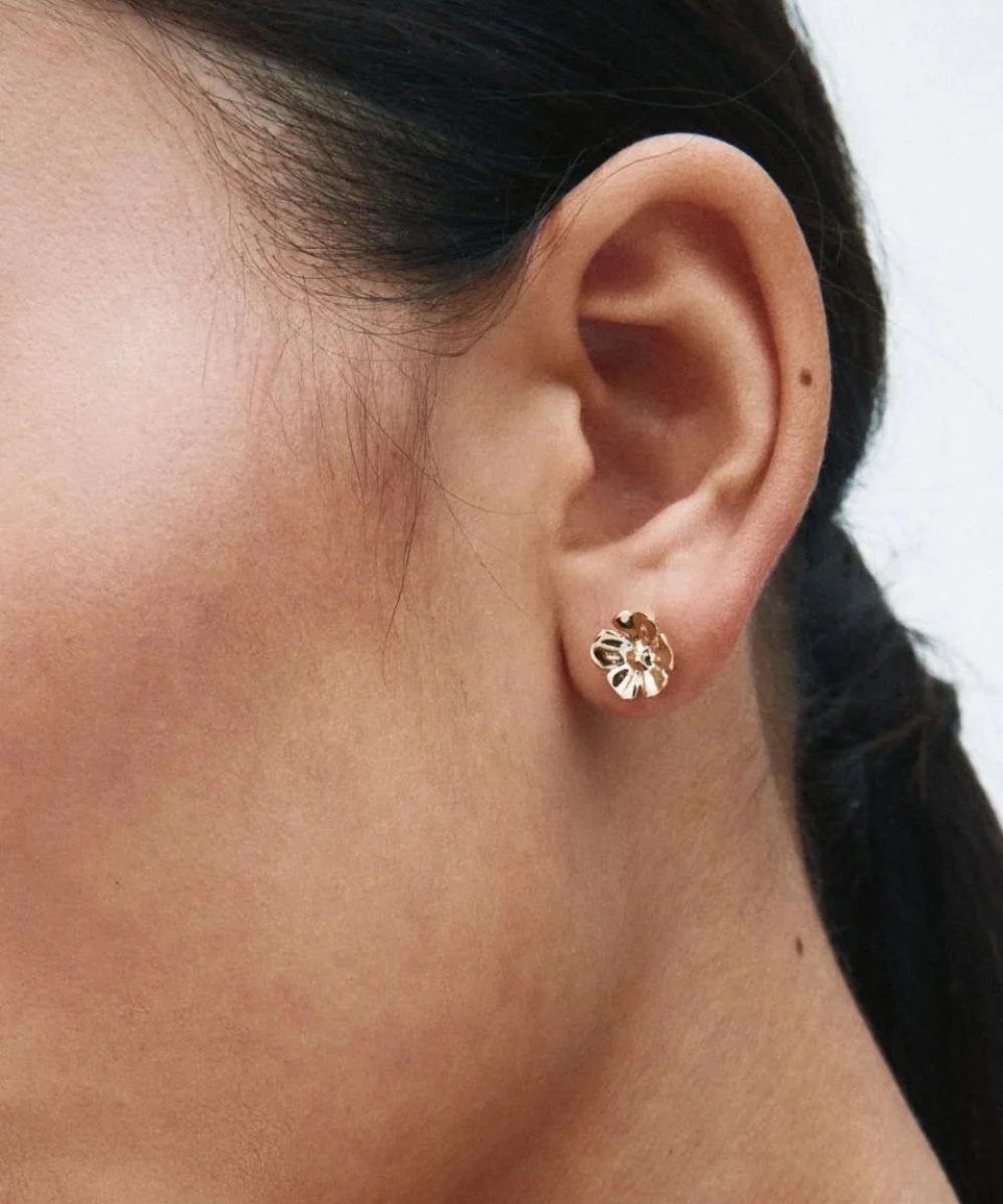 Edblad Floral Studs S Gold