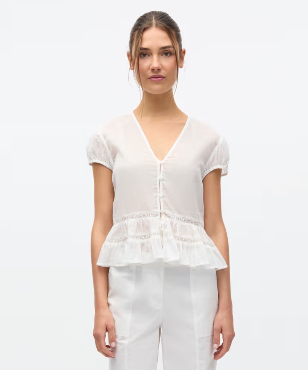 envii Enebba Bluse Offwhite