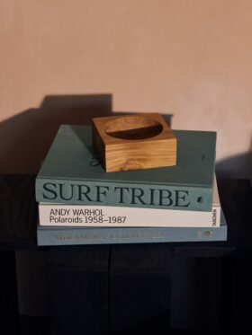 HK Living Teak Cube Bolle Small