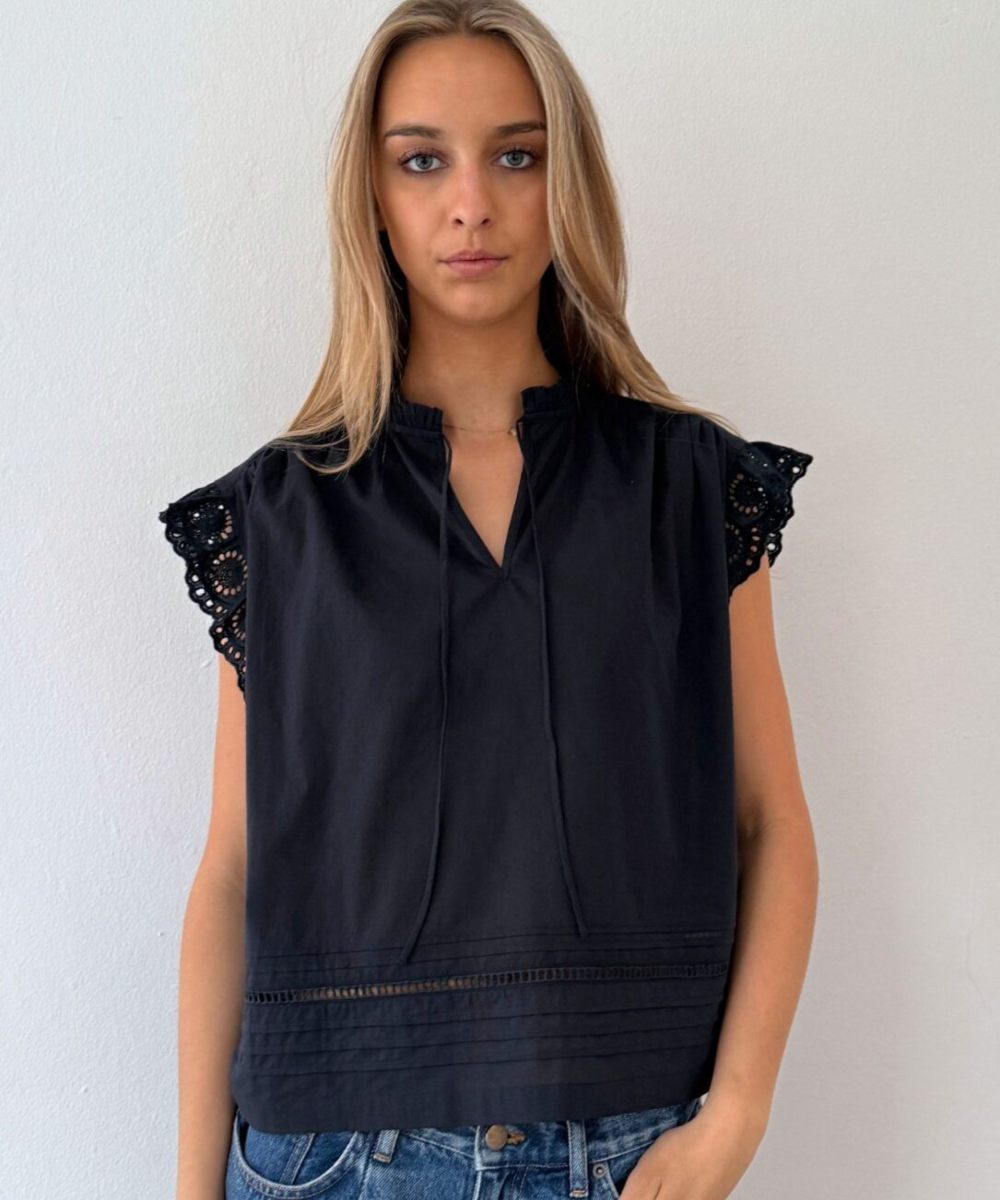 Boii Alexa Bluse Navy