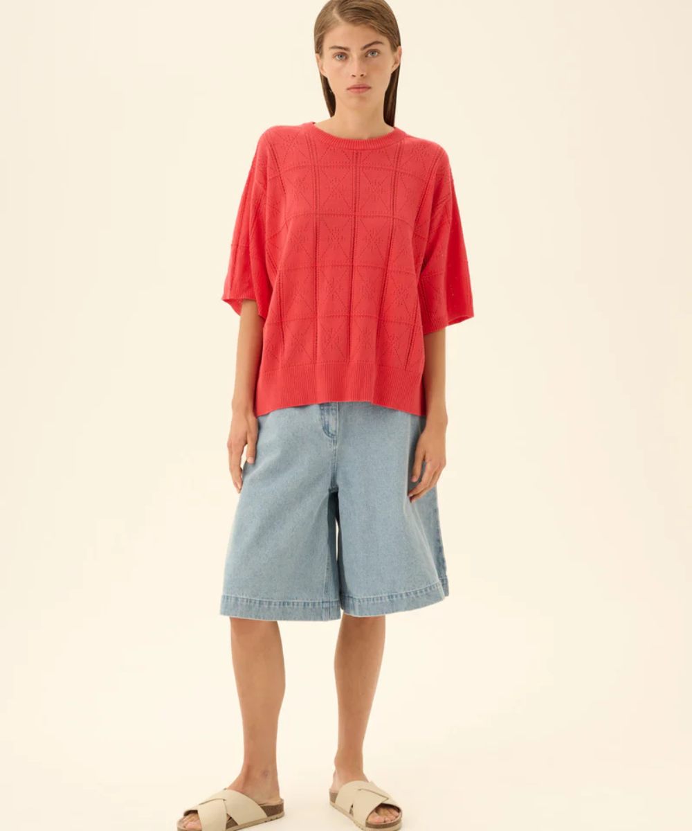 Rue de Tokyo Perla Denim Shorts Light Denim